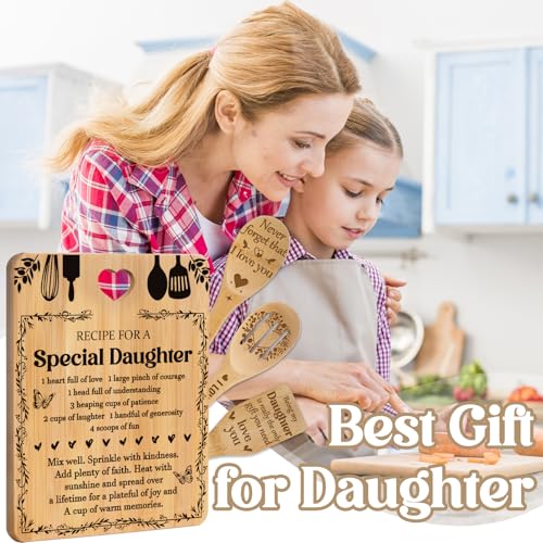Gifts for Daughter - "Recipe for a Special Daughter" 4PCS Cutting Board Set - view 2