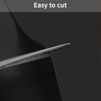 Leather Table Cover,1.8mm Thick,12x84 Inch Desk Cover,Dresser Cover Top,Dresser Protector Top,Dresser Cover,End Table Cover.(Black+Black,12x84)