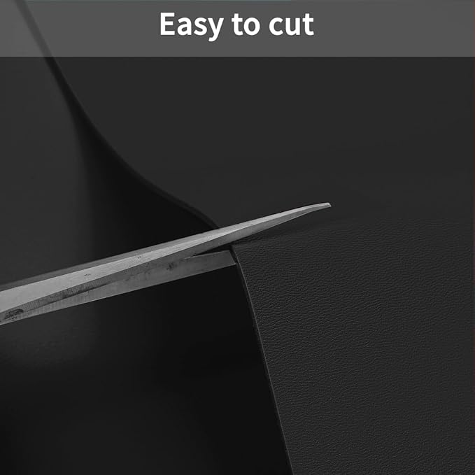 Dresser Top Cover - 12x68 Inch Waterproof Easy to Clean Can Conceal Flaws Protector The Table Top from Scratches Used for Coffee Table Dresser(Black+Black 12x68)