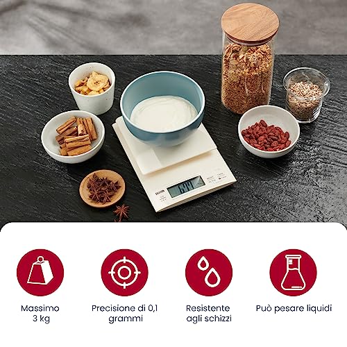 KD-320 Digital Kitchen Scale 3kg-Cream - view 2