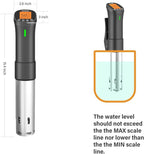 INKBIRD Wifi Sous Vide Cooker, 1000W Sous Vide Machine, Remote Control Immersion Circulator with APP Recipes Timer Alarm Mobile Notification 3D Water Heating Ultra-Quiet