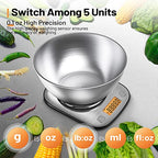 Food Kitchen Scale Digital Weight Grams and Oz 11lb/0.01oz - view 2