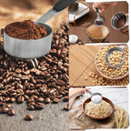 1/8 Cup Measuring Cup, 2 Pcs, Stainless Steel - view 6
