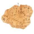 Destination Kauai Island Shaped Cutting Board