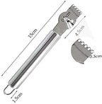 1Pc Silver Stainless Steel Lemon Zester Tool with Channel Knife and Orange Citrus Peeler for Kitchen, Zesters, Graters, Peelers and Slicers Kitchen Utensils
