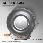 Food Kitchen Scale Digital Weight Grams and Oz 11lb/0.01oz - view 4