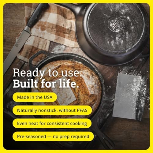 Cast Iron Combo Cooker, 3.2 Quart Deep Pot & 10.25 Inch Skillet Lid - view 2