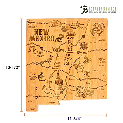 Destination New Mexico State Shaped Cutting Board - view 6