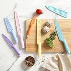Knife Set, 13 PCS Colorful Kitchen Knives Set with 6 Blade Guards - view 5