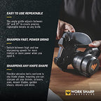 MK2 Electric Knife Sharpener – Adjustable 2-Speed Knife Sharpening System for Kitchen Knives, Pocket Knives, Scissors, Axes & Garden Tools - view 4
