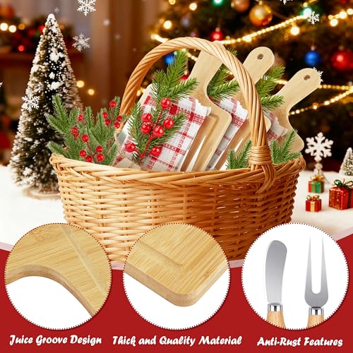 6 Set Christmas Wooden Cutting Board Kit, Kitchen Gift Set - view 4