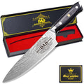 Fathers Day Dad Gift from Daughter Son Kids Dad Birthday Gift 8 inch Kitchen Knife Gift Set for Dad Professional Chef's Knife christmas presents for dad (Best Dad)