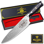 Fathers Day Dad Gift from Daughter Son Kids Dad Birthday Gift 8 inch Kitchen Knife Gift Set for Dad Professional Chef's Knife christmas presents for dad (Best Dad)