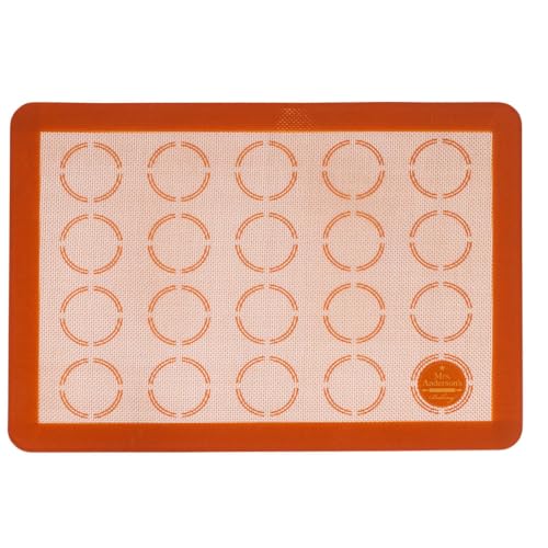 Mrs. Anderson’s Baking Macaron Mat, Oven Safe Silicone Reusable Baking Mat - view 3