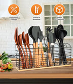 Extra Large Utensil Holder for Kitchen Counter -15.7"x 6.7"x 4.4" - view 2