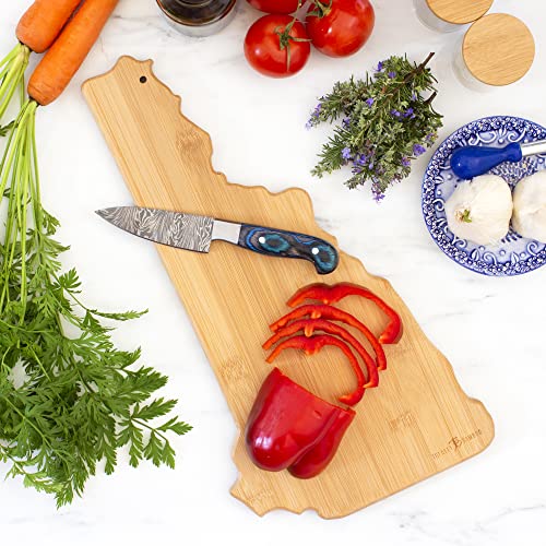 Destination New Hampshire State Shaped Cutting Board - view 4