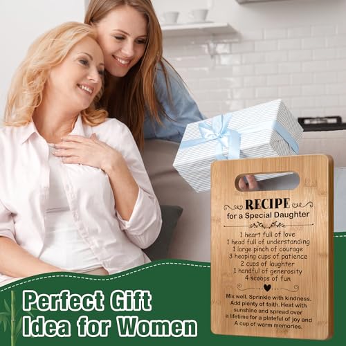 Daughter Birthday Gifts from Mom Dad Parents, Popular Daughter Cutting Board Gift for Valentines Day Mothers Day, Wedding - view 6