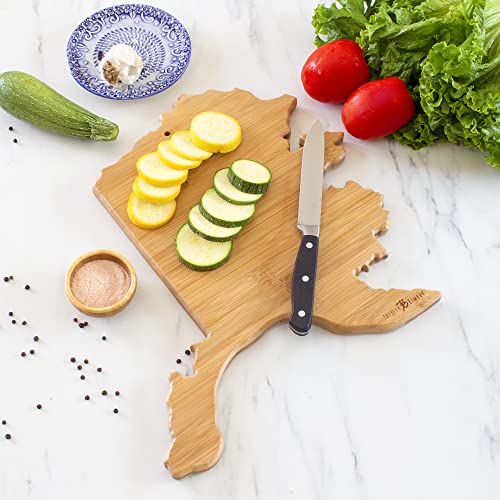 Destination Alaska State Shaped Cutting Board - view 3