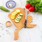 Destination Alaska State Shaped Cutting Board - view 3