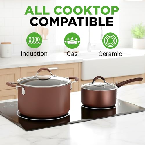 Kitchenware Pots & Pans Set – High-qualified Basic Kitchen Cookware Set, Non-Stick (20-Piece Set) - view 2