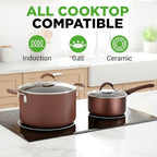 Kitchenware Pots & Pans Set – High-qualified Basic Kitchen Cookware Set, Non-Stick (20-Piece Set) - view 2