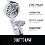 GORILLA GRIP Garlic Press and Peel Set, Heavy Duty Mincer Tool, Large Ergonomic Handle, Easily Mince and Crush Garlics, Ginger, Nuts, Seeds, Peeler Included, Peeling Cloves, Kitchen Gadgets, Red