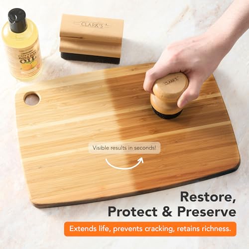 Cutting Board Oil - Food Grade Mineral Oil for Wood Cutting Board - Scented with Orange and Lemon Essential Oils - Butcher Block Conditioner - Restores All Wood - Made in USA, 1 Gallon - view 6