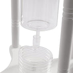 Cold Brew Drip Coffee Maker, 2500ml/84.54oz Ice Coffee Brewer Machine Dripper Pot Cold-Drip Coffee Tower with Glass Container Wood Stand for Home Office