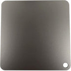 ThermiChef 16" by 16" Pizza Steel (3/16" Standard Thickness) - Multipurpose Cooking Steel for Ovens & Grills - Made in the USA