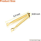 Serving Tongs, Anytrp 12-Packs Stainless Steel Sugar Tongs, 5.3inch Small Tong Kitchen Appetizers Tong for Serving Food, Buffets, Coffee Bar, Tea Party, Desserts Party and Ice Bucket