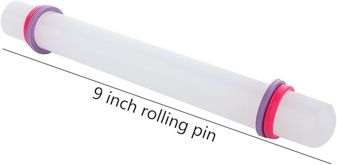 Marshmallow Fondant Cake Decorating Hand Tool 12 Pcs 5 Sets Sugarcraft Gumpaste Icing Smoother Rolling Pin Trimmer Cutter Embosser Flower Scissor Modelling Accessories Supplies Kit Purple