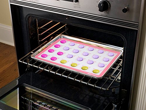 2 Pack of Silicone Baking Mats Silicone Pastry Mat,Non-stick Baking Mat Pink 16.5x11.8x0.09 inch Silicone Mat Silicon Baking Mat Set Baking Mats Silicon Mats for Baking mats non stick silicone - view 5