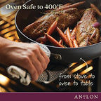 Advanced Home Hard-Anodized Nonstick Stockpot with Lid, 10 Qt - view 4
