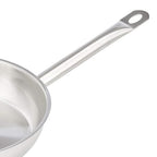 Amazon Basics 3-Piece Stainless Steel Aluminum-Clad Fry Pan Set with 8", 9 1/2", and 12"