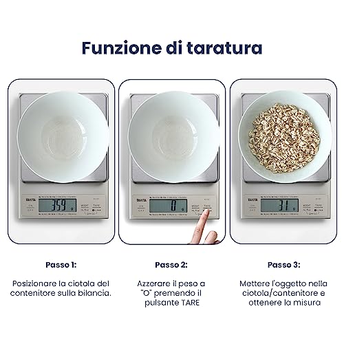 3 Kg KD-321 Digital Kitchen Scale, Silver - view 5