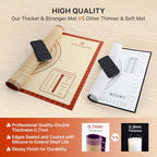 26"x16" Extra Thick Silicone Baking Mat for Pastry and Bread - view 5