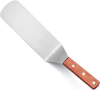 New Star Foodservice 36336 Wood Handle Flexible Grill Turner/Spatula, 14.5-Inch