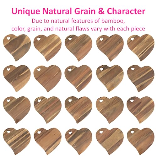 Heart Shaped Charcuterie Board - Heart Charcuterie Board Chautierre Board Brisket Cutting Board Charcuterie Meat And Cheese Platter Unique Cheese Board Wooden Cutting Board Cool Cutting (Acacia Wood) - view 5