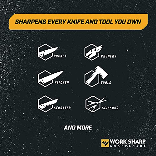 MK2 Electric Knife Sharpener – Adjustable 2-Speed Knife Sharpening System for Kitchen Knives, Pocket Knives, Scissors, Axes & Garden Tools - view 5