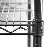 Shelving Inc. 14" d x 36" w Chrome Wire Shelving with 2 Tier Shelves, Weight Capacity 800lbs Per Shelf