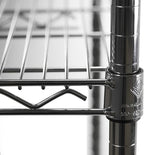 Shelving Inc. 14" d x 60" w Chrome Wire Shelving with 2 Tier Shelves, Weight Capacity 800lbs Per Shelf