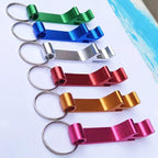 36 Pieces Colored Aluminum Bottle Opener,Soda Beverage Beer Bottle Opener Keychain,Bottle Openers Aluminum Beer Bottle Opener Claw Beverage Keychain Ring for Kitchen/Wedding/Bar/Party