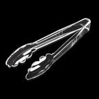 New Star Foodservice 35643 Utility Tong, High Heat Plastic, Scalloped, 9 inch, Set of 12, Clear