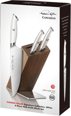 Cangshan Thomas Keller Signature Collection 4-Piece Knife Block Set, White