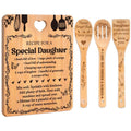 Gifts for Daughter - "Recipe for a Special Daughter" 4PCS Cutting Board Set