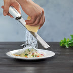 Microplane Premium Classic Citrus Zester Tool and Parmesan Cheese Grater - White