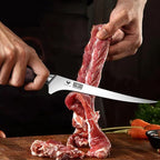 HOSHANHO Fillet Knife 7 Inch, Professional High Carbon Stainless Steel Boning Knife for Meat, Ultra Sharp Japanese Fish Fillet Knives with Ergonomic Wood Handle