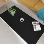 Table Cover Protector - 24x78 Inch Waterproof Easy to Clean Can Conceal Flaws Protector The Table Top from Scratches Used for Coffee Table (Black+Black 24x78)