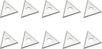 Paint Scraper Carbide Blades Double-Edged Reversible Replacement Blade (1" Triple-Edge Triangle) By LU&MN