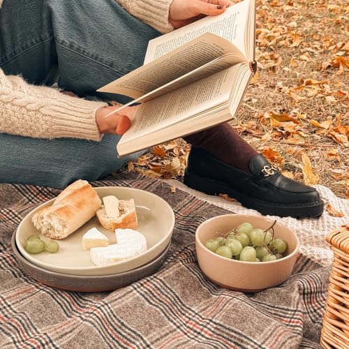 Set of 4 Porcelain Bowls, 25oz - Microwave, Dishwasher & Oven Safe for Soup, Cereal, etc. - view 7